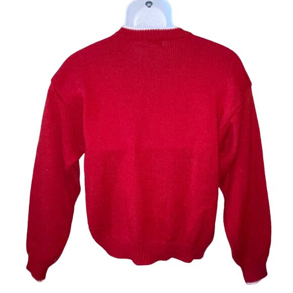 VINTAGE Ivy Ski Chalet Winter Wonderland Ugly Christmas Sweater Size Small - Picture 2 of 3